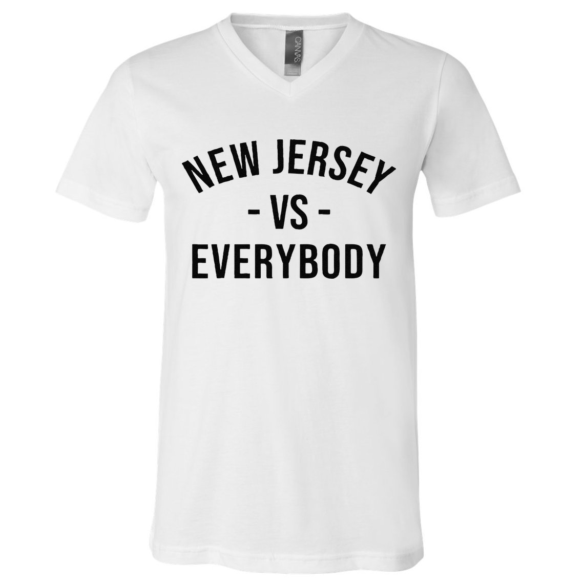 Cute New Jersey Vs Everybodys Gift V-Neck T-Shirt