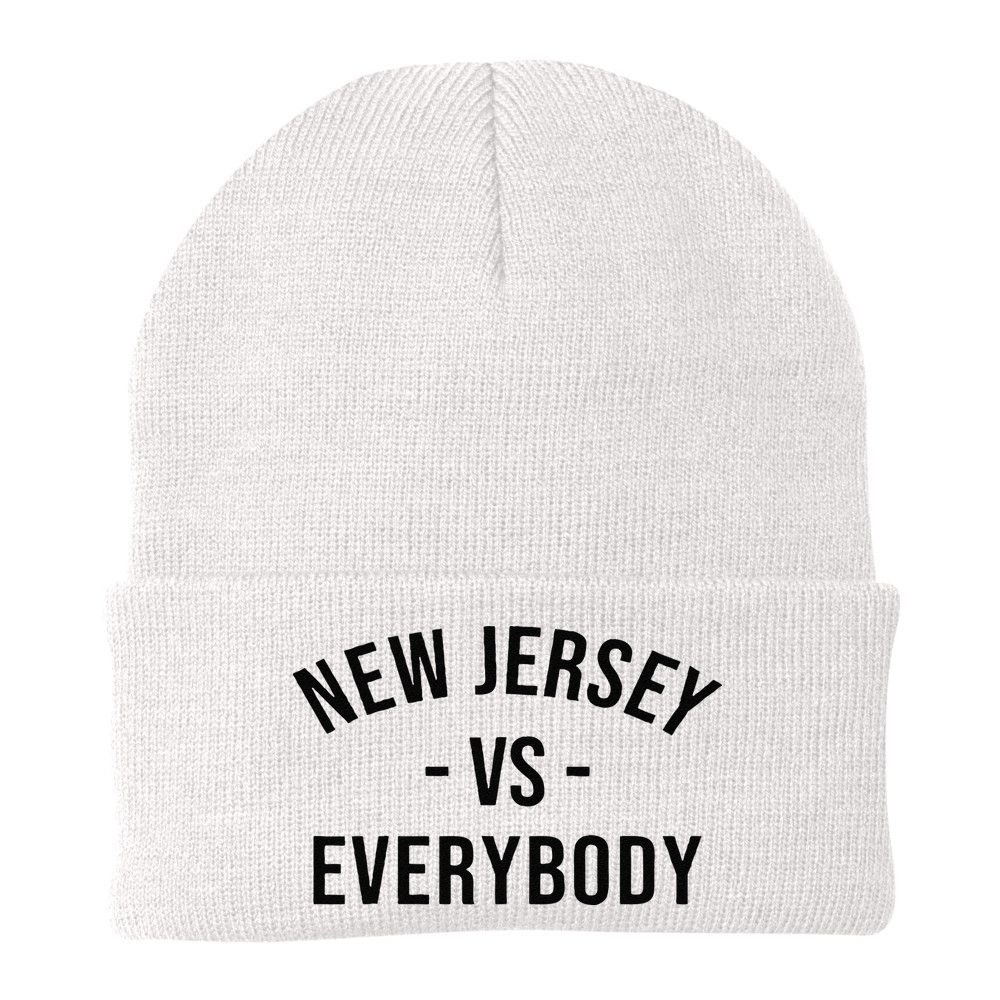 Cute New Jersey Vs Everybodys Gift Beanie