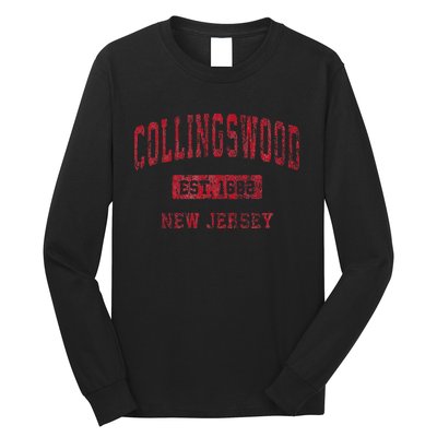 Collingswood New Jersey Nj Vintage Sports Long Sleeve Shirt