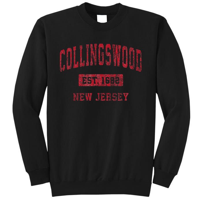 Collingswood New Jersey Nj Vintage Sports Tall Sweatshirt