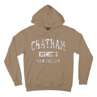 Chatham New Jersey Nj Vintage Established Hoodie