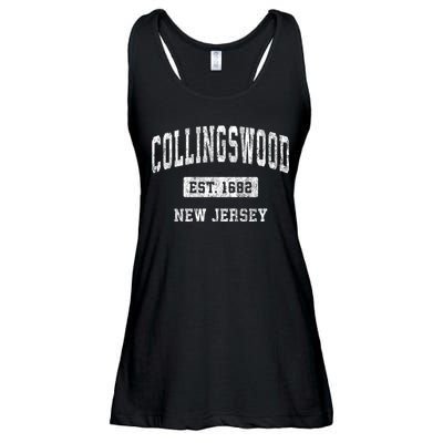 Collingswood New Jersey Nj Vintage Sports Ladies Essential Flowy Tank