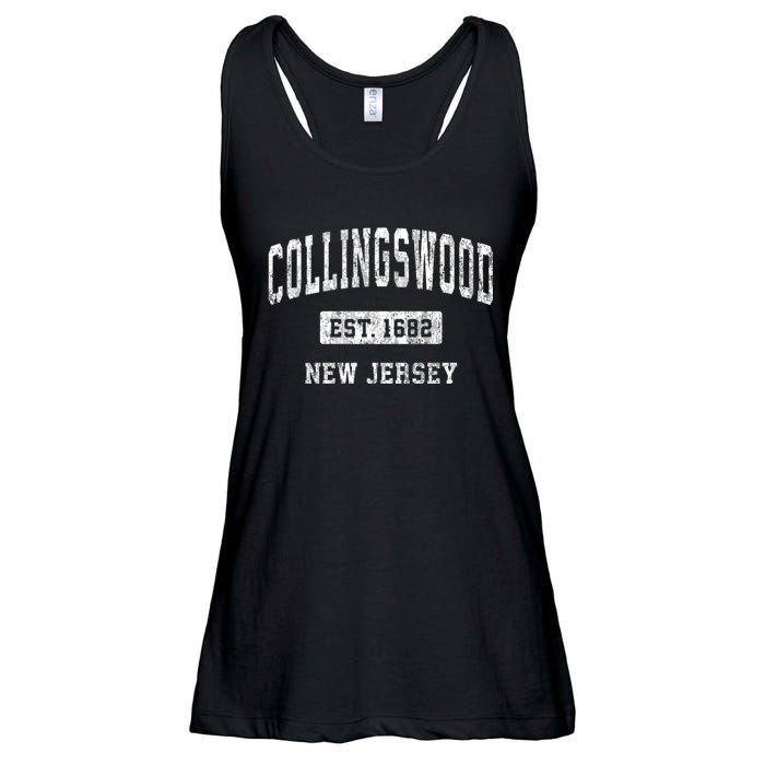 Collingswood New Jersey Nj Vintage Sports Ladies Essential Flowy Tank