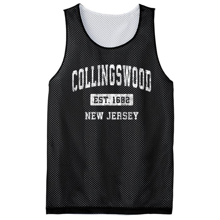 Collingswood New Jersey Nj Vintage Sports Mesh Reversible Basketball Jersey Tank