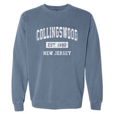 Collingswood New Jersey Nj Vintage Sports Garment-Dyed Sweatshirt