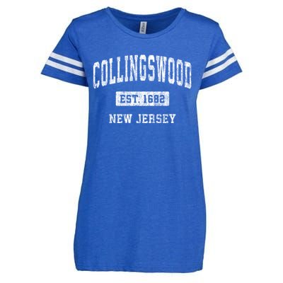 Collingswood New Jersey Nj Vintage Sports Enza Ladies Jersey Football T-Shirt