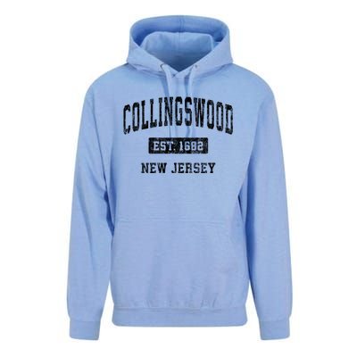 Collingswood New Jersey Nj Vintage Sports Unisex Surf Hoodie