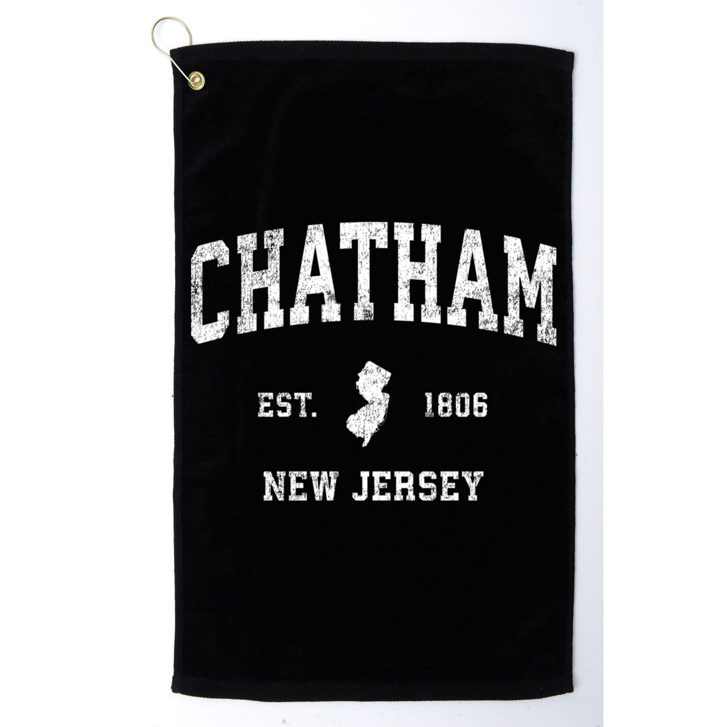 Chatham New Jersey Nj Vintage Athletic Sports Golf Towel