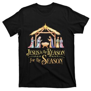 Christmas Nativity Jesus Is The Reason For The Season Manger T-Shirt