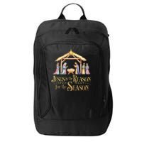 Christmas Nativity Jesus Is The Reason For The Season Manger City Backpack