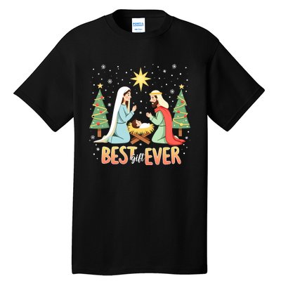 Christmas Nativity Jesus Is The Reason Tall T-Shirt