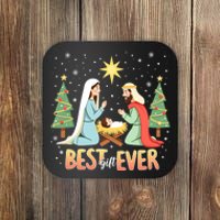 Christmas Nativity Jesus Is The Reason Coaster