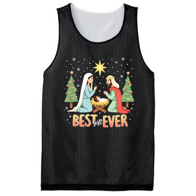 Christmas Nativity Jesus Is The Reason Mesh Reversible Basketball Jersey Tank