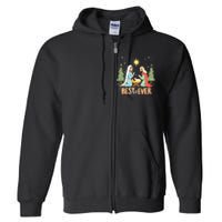 Christmas Nativity Jesus Is The Reason Full Zip Hoodie