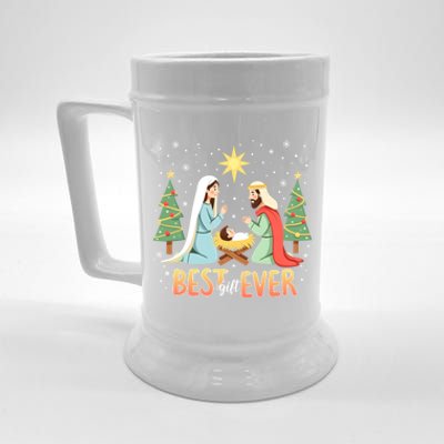 Christmas Nativity Jesus Is The Reason Beer Stein