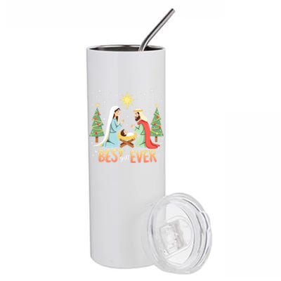 Christmas Nativity Jesus Is The Reason Stainless Steel Tumbler