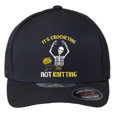 Crocheting Not Knitting Crocheter Crochet Flexfit Unipanel Trucker Cap