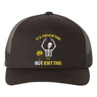 Crocheting Not Knitting Crocheter Crochet Yupoong Adult 5-Panel Trucker Hat