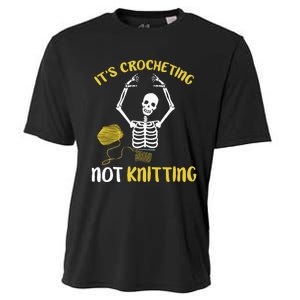 Crocheting Not Knitting Crocheter Crochet Cooling Performance Crew T-Shirt