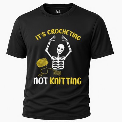 Crocheting Not Knitting Crocheter Crochet Performance Shirt