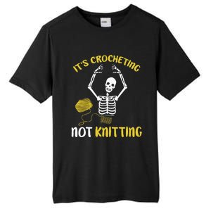 Crocheting Not Knitting Crocheter Crochet Tall Fusion ChromaSoft Performance T-Shirt