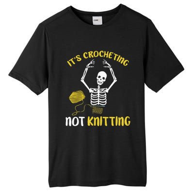 Crocheting Not Knitting Crocheter Crochet Tall Fusion ChromaSoft Performance T-Shirt