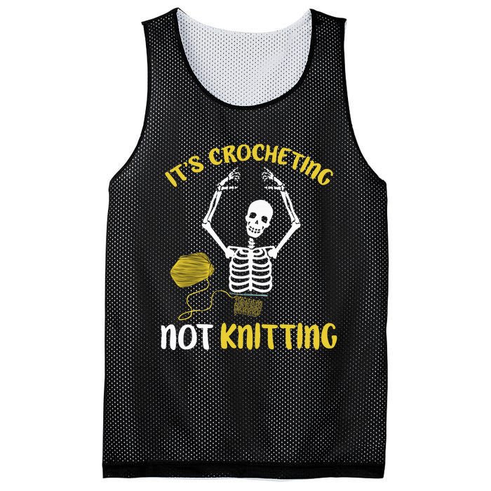 Crocheting Not Knitting Crocheter Crochet Mesh Reversible Basketball Jersey Tank