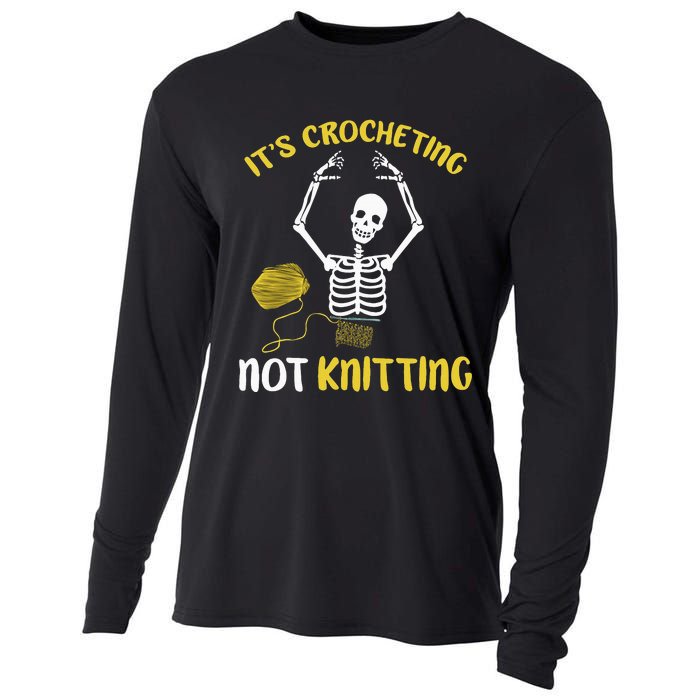 Crocheting Not Knitting Crocheter Crochet Cooling Performance Long Sleeve Crew