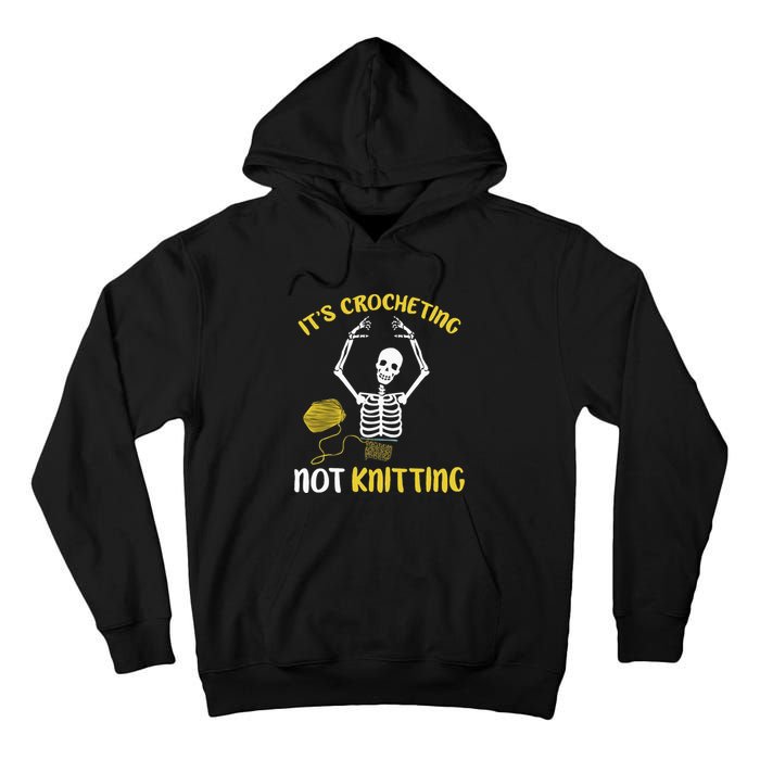 Crocheting Not Knitting Crocheter Crochet Tall Hoodie