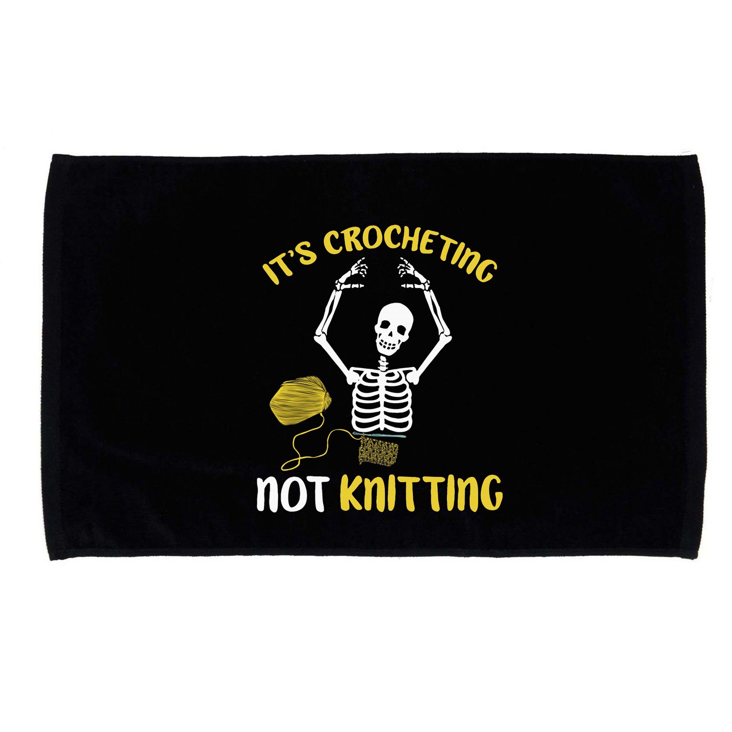 Crocheting Not Knitting Crocheter Crochet Microfiber Hand Towel