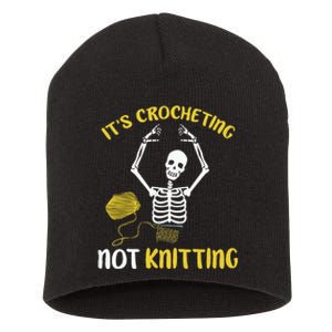 Crocheting Not Knitting Crocheter Crochet Short Acrylic Beanie