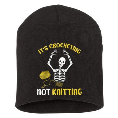 Crocheting Not Knitting Crocheter Crochet Short Acrylic Beanie