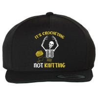 Crocheting Not Knitting Crocheter Crochet Wool Snapback Cap