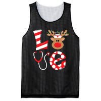 Christmas Nurse Love Nicu Rn Er Santa Reindeer Nurse Hat Elf Mesh Reversible Basketball Jersey Tank