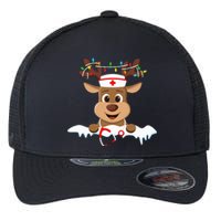 Christmas Nurse Love NICU RN ER Santa Reindeer Nurse Hat Elf Flexfit Unipanel Trucker Cap