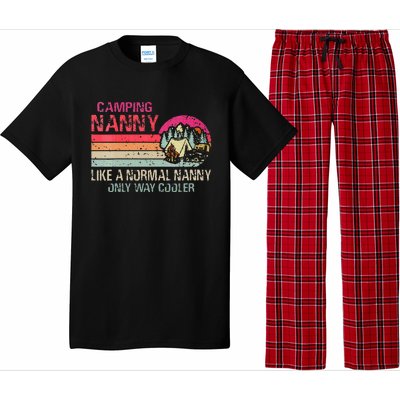 Camping Nanny Like A Normal Nanny Only Way Cooler Pajama Set