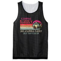 Camping Nanny Like A Normal Nanny Only Way Cooler Mesh Reversible Basketball Jersey Tank