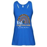 Correctional Nurse Leopard Rainbow Corrections Nurse Gift Ladies Essential Flowy Tank