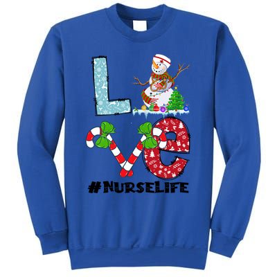 Christmas Nurse Love Nicu Rn Er Santa Snow Nurse Xmas Cool Gift Sweatshirt