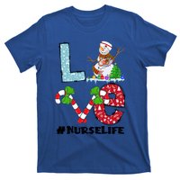 Christmas Nurse Love Nicu Rn Er Santa Snow Nurse Xmas Cool Gift T-Shirt