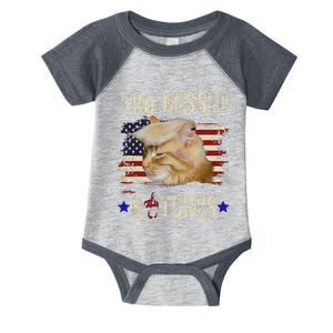 Cat Nine Lives Bitches You Missed Funny Trump Survived Infant Baby Jersey Bodysuit