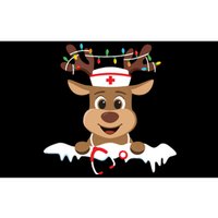 Christmas Nurse Love Nicu Rn Er Santa Reindeer Nurse Hat Elf Bumper Sticker