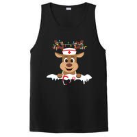 Christmas Nurse Love Nicu Rn Er Santa Reindeer Nurse Hat Elf PosiCharge Competitor Tank