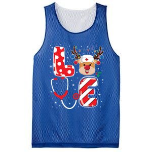 Christmas Nurse Love Nicu Rn Er Santa Reindeer Nurse Xmas Cool Gift Mesh Reversible Basketball Jersey Tank