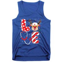 Christmas Nurse Love Nicu Rn Er Santa Reindeer Nurse Xmas Cool Gift Tank Top