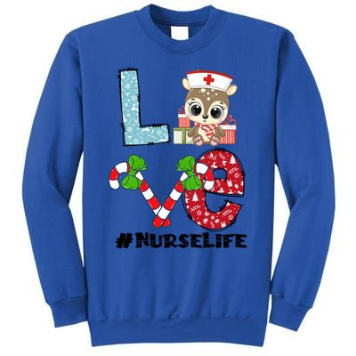 Christmas Nurse Love Nicu Rn Er Santa Reindeer Nurse Xmas Meaningful Gift Sweatshirt