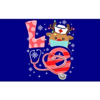 Christmas Nurse Love Nicu Rn Er Santa Reindeer Nurse Hat Elf Gift Bumper Sticker