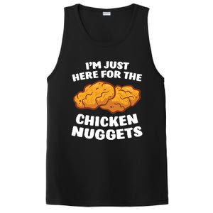 Chicken Nuggets Lover Im Just Here For The Chicken Nuggets PosiCharge Competitor Tank