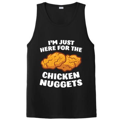 Chicken Nuggets Lover Im Just Here For The Chicken Nuggets PosiCharge Competitor Tank