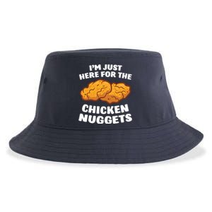 Chicken Nuggets Lover Im Just Here For The Chicken Nuggets Sustainable Bucket Hat